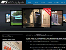 Tablet Screenshot of addisplaysigns.com